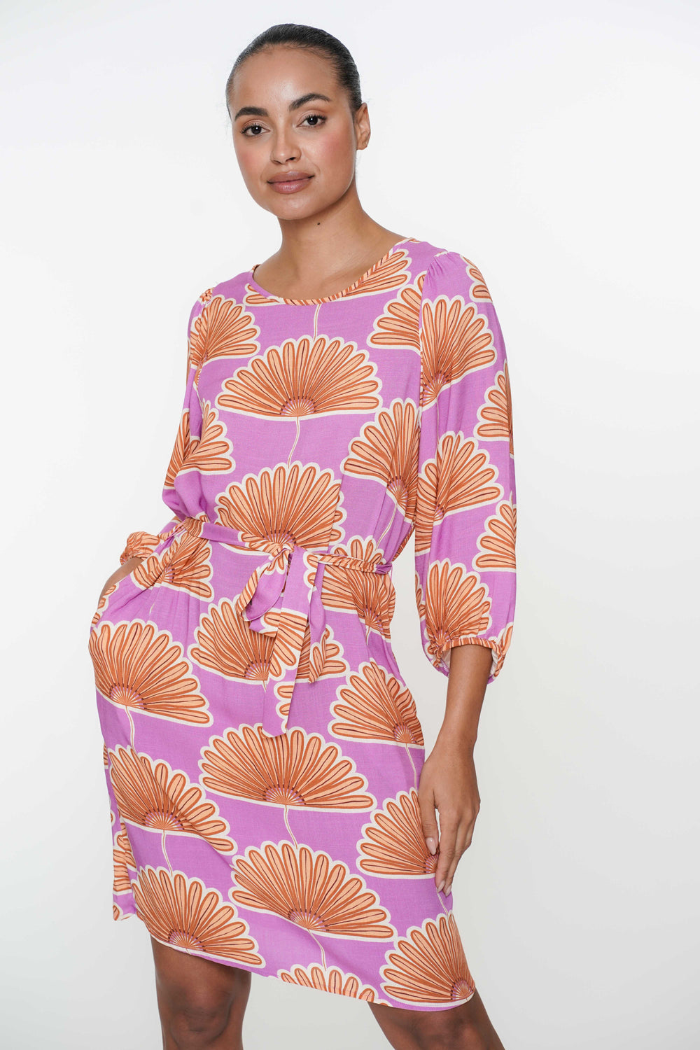 Geisha dames mandela flower jurk
