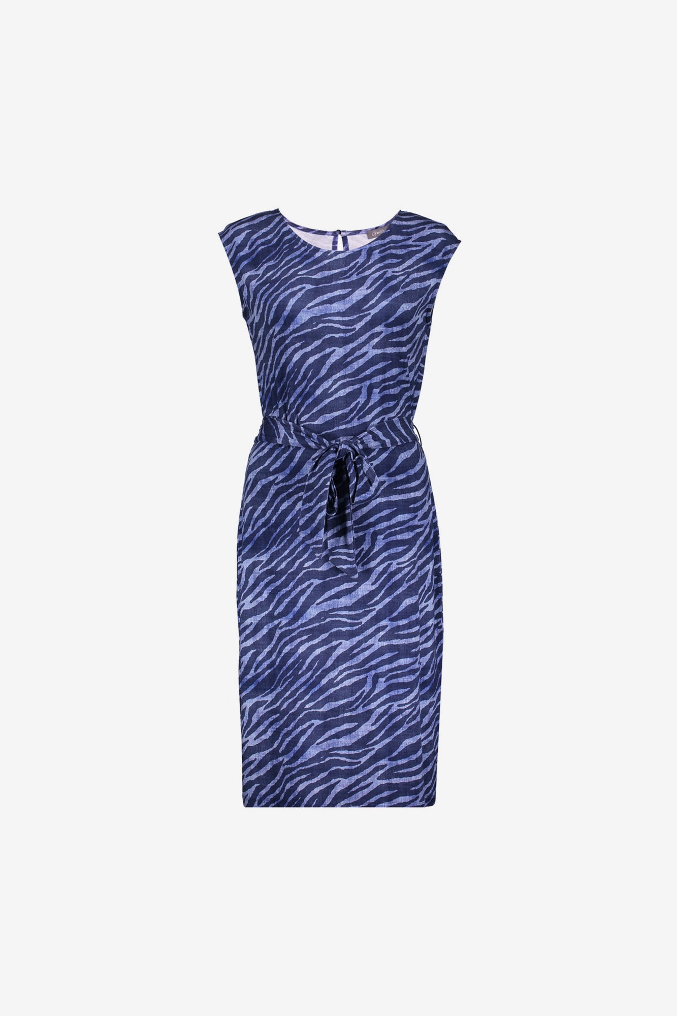 Geisha dames midi-jurk met ceintuur