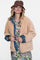 Geisha dames jacket met denim en teddy