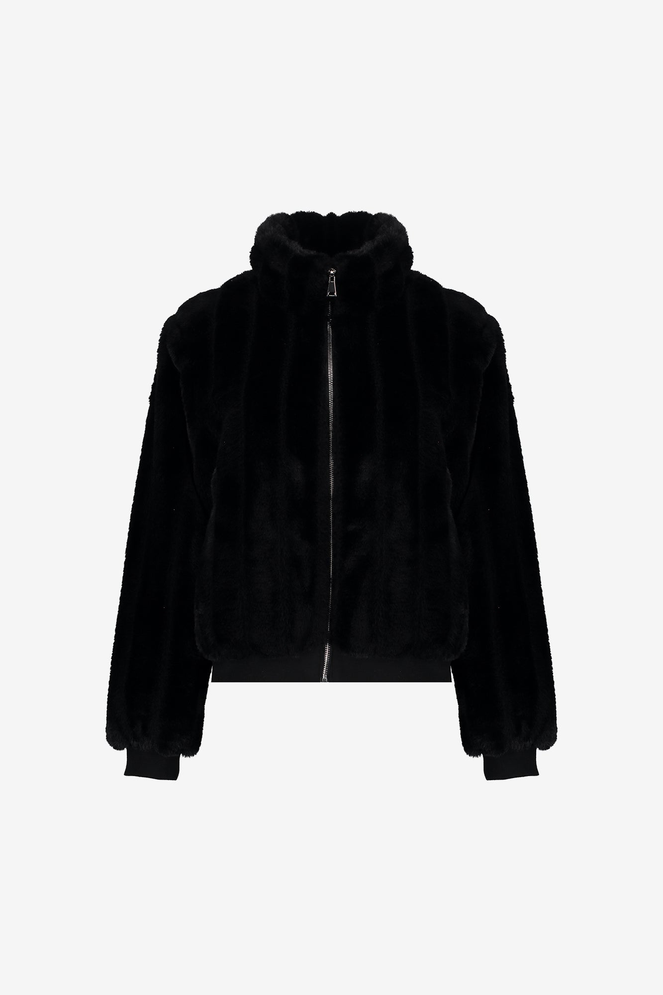 Geisha dames short faux fur jas