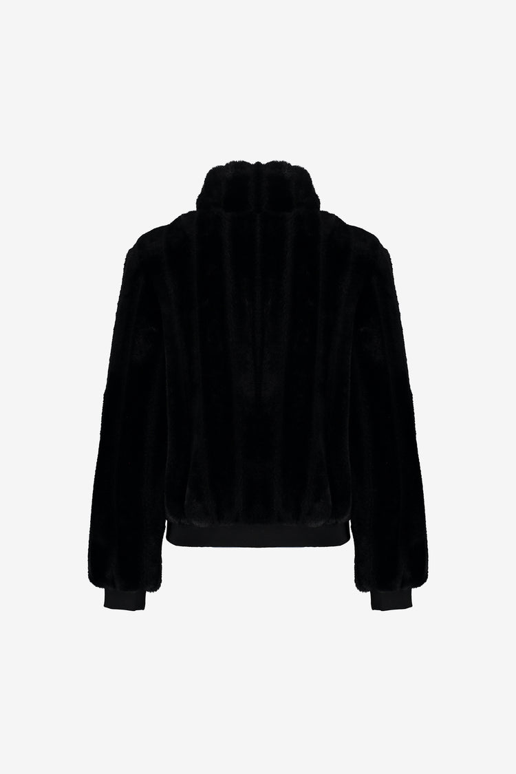 Geisha dames short faux fur jas