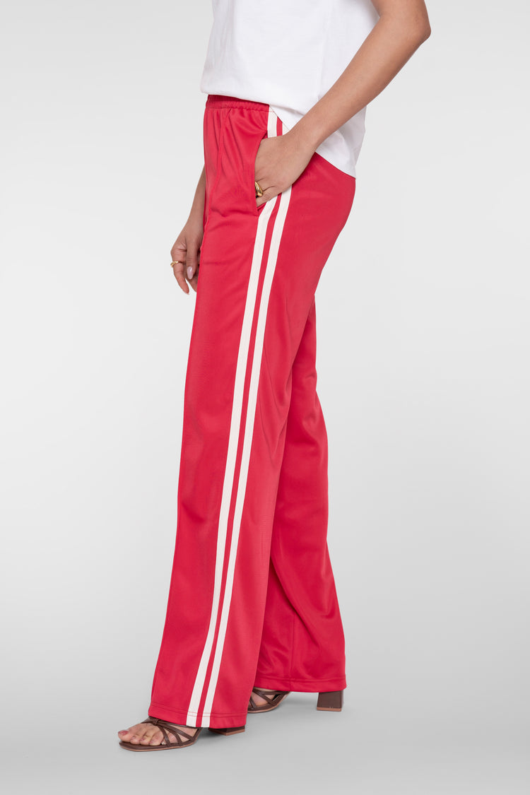 Geisha wijde trackpants met bies