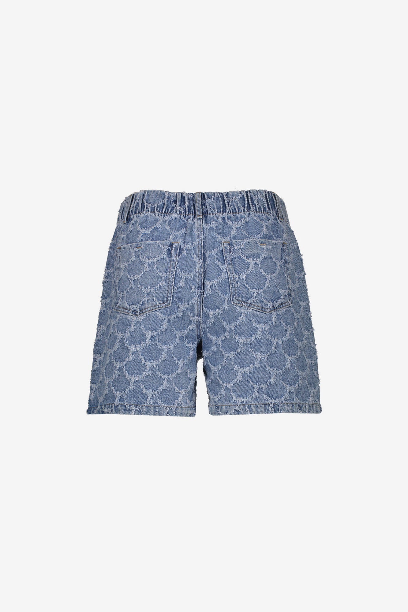 Geisha jacquard short met loose fit