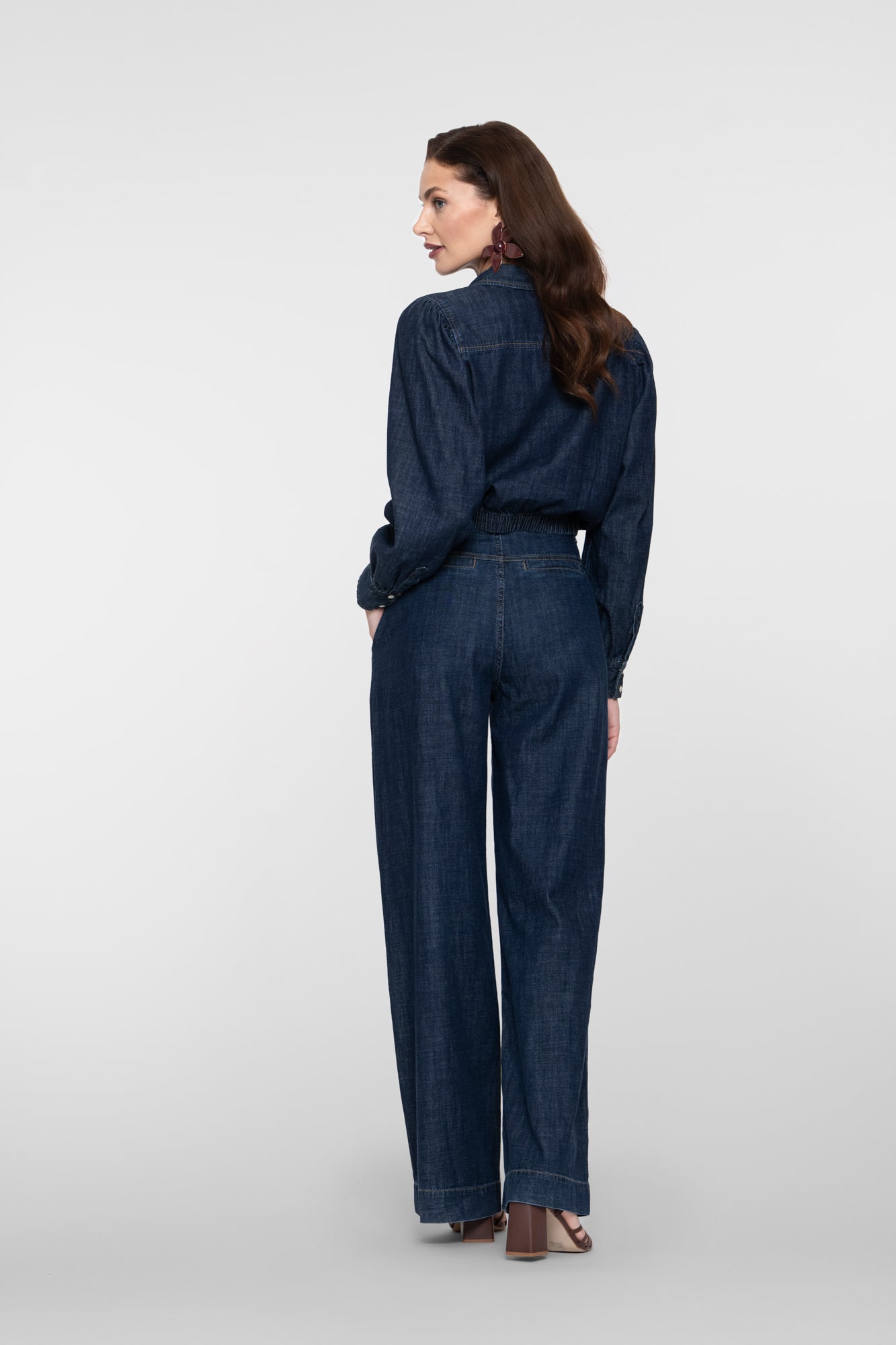 Geisha loose fit jeans met hoge taille