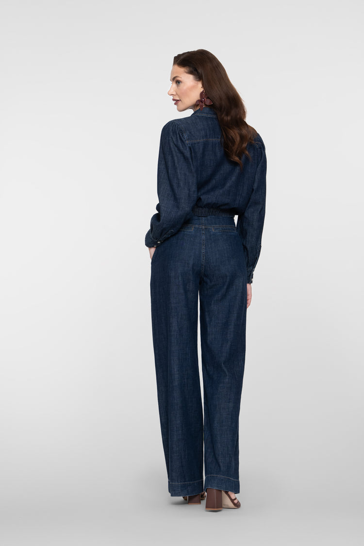 Geisha loose fit jeans met hoge taille