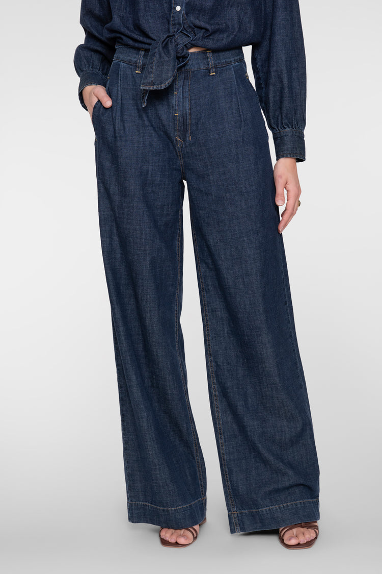 Geisha loose fit jeans met hoge taille