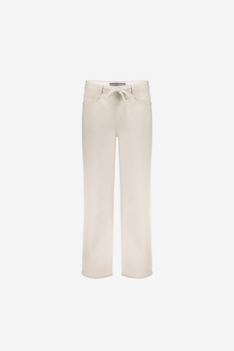 Geisha jeans met relaxed fit en omslag