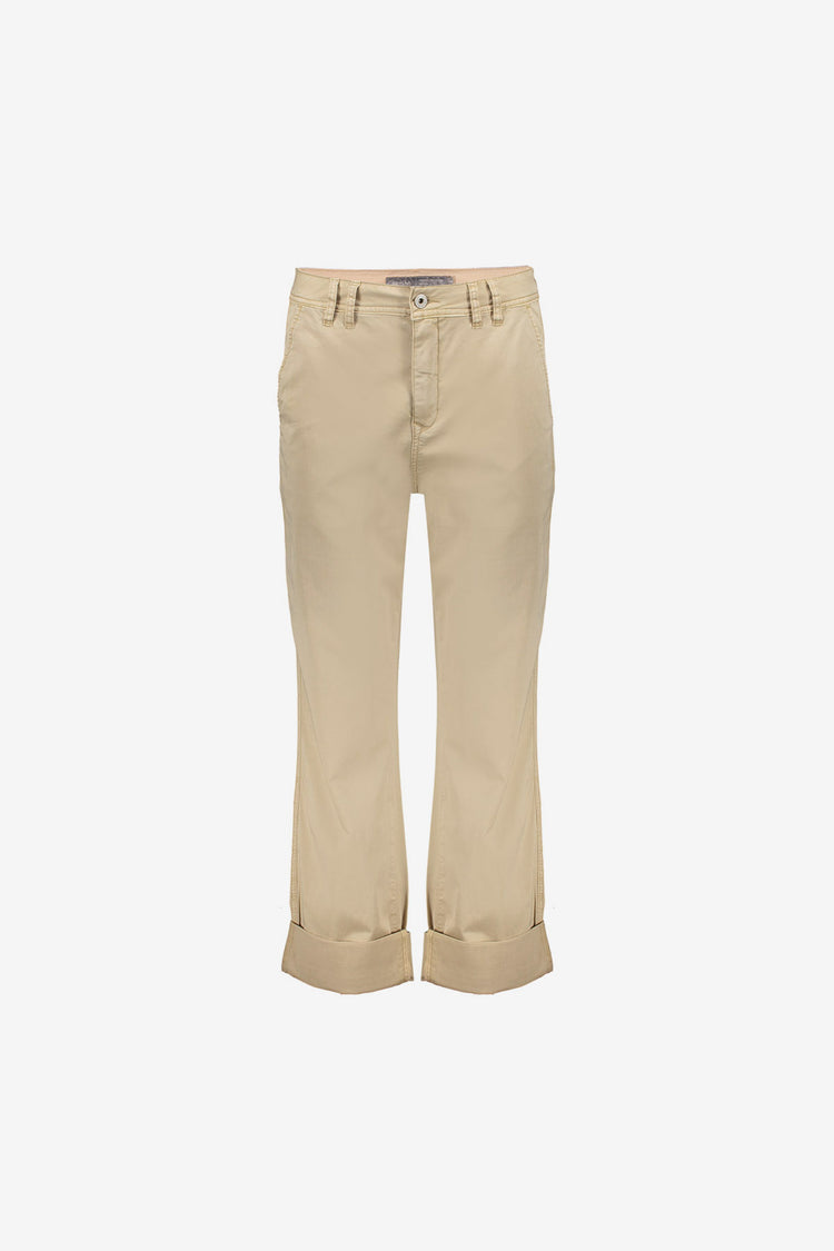 Geisha pantalon met omslag