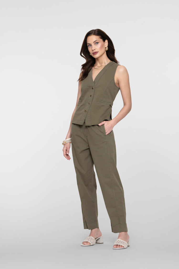 Geisha broek in army