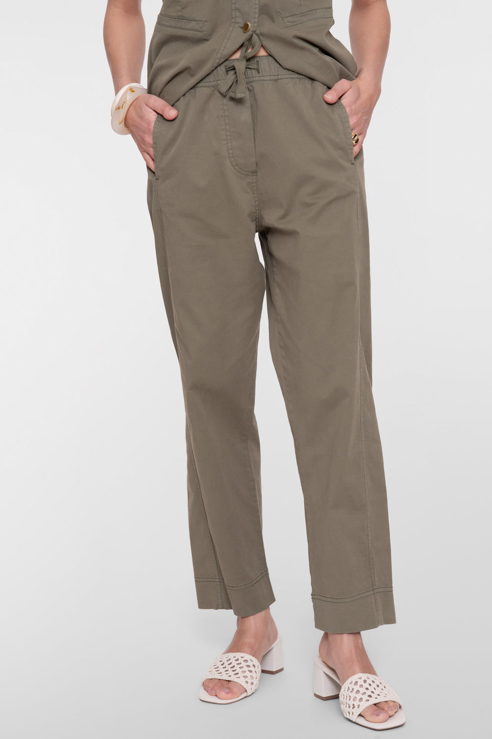 Geisha broek in army