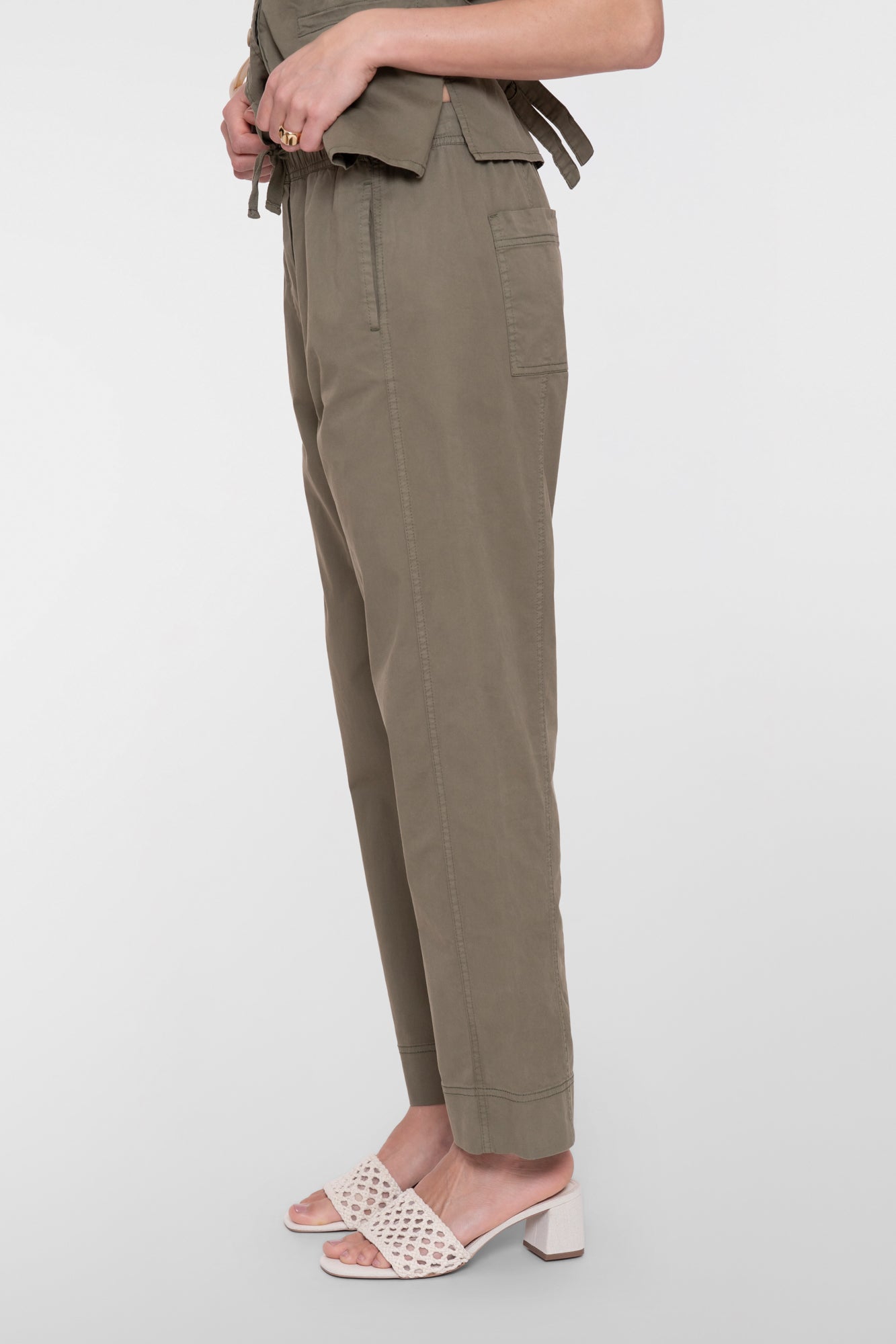 Geisha broek in army