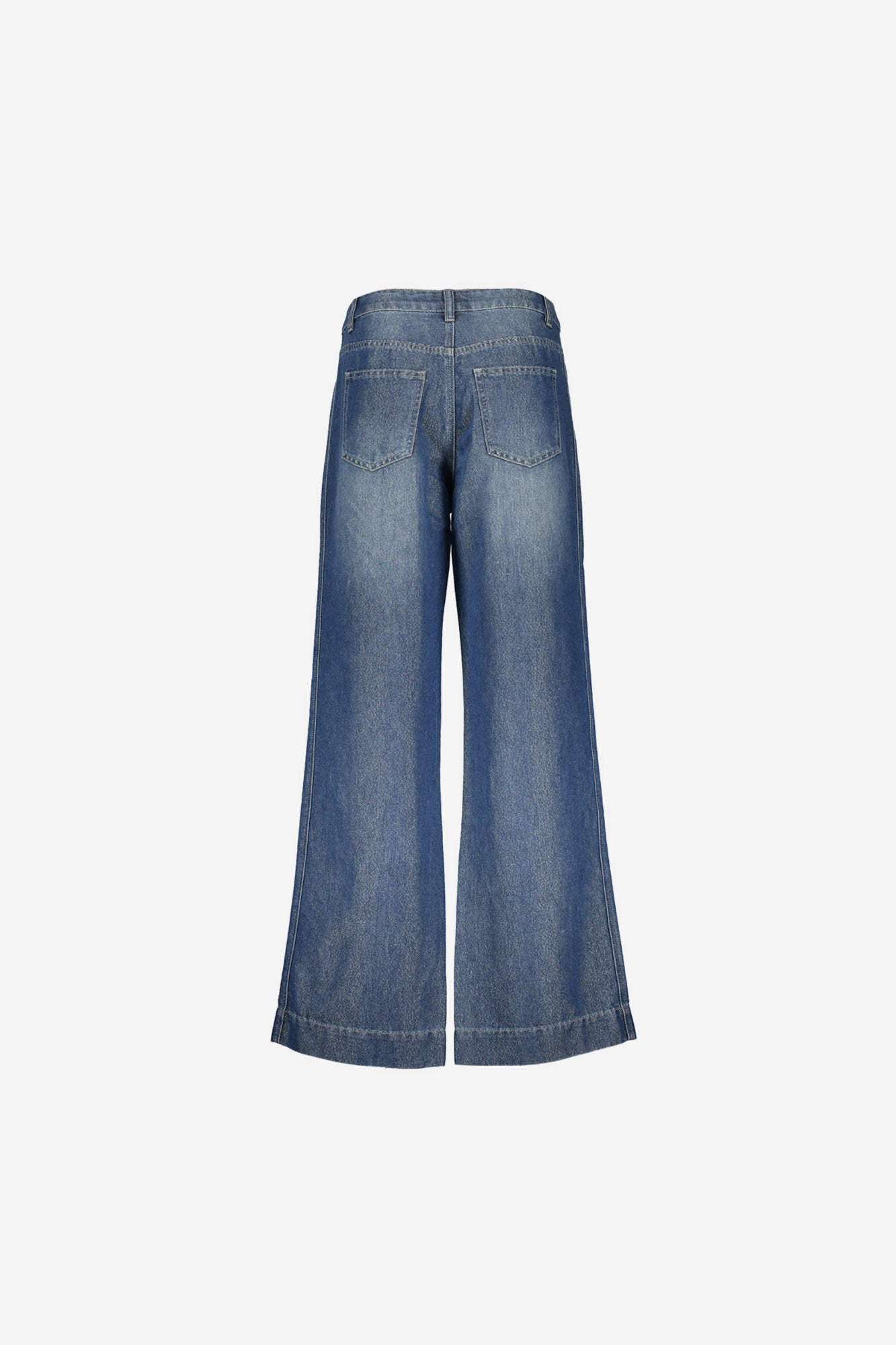 Geisha wide leg jeans met gouden yarn