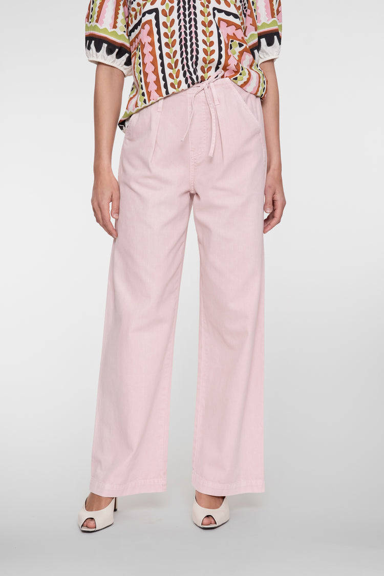 Geisha broek met hoge taille en plooien