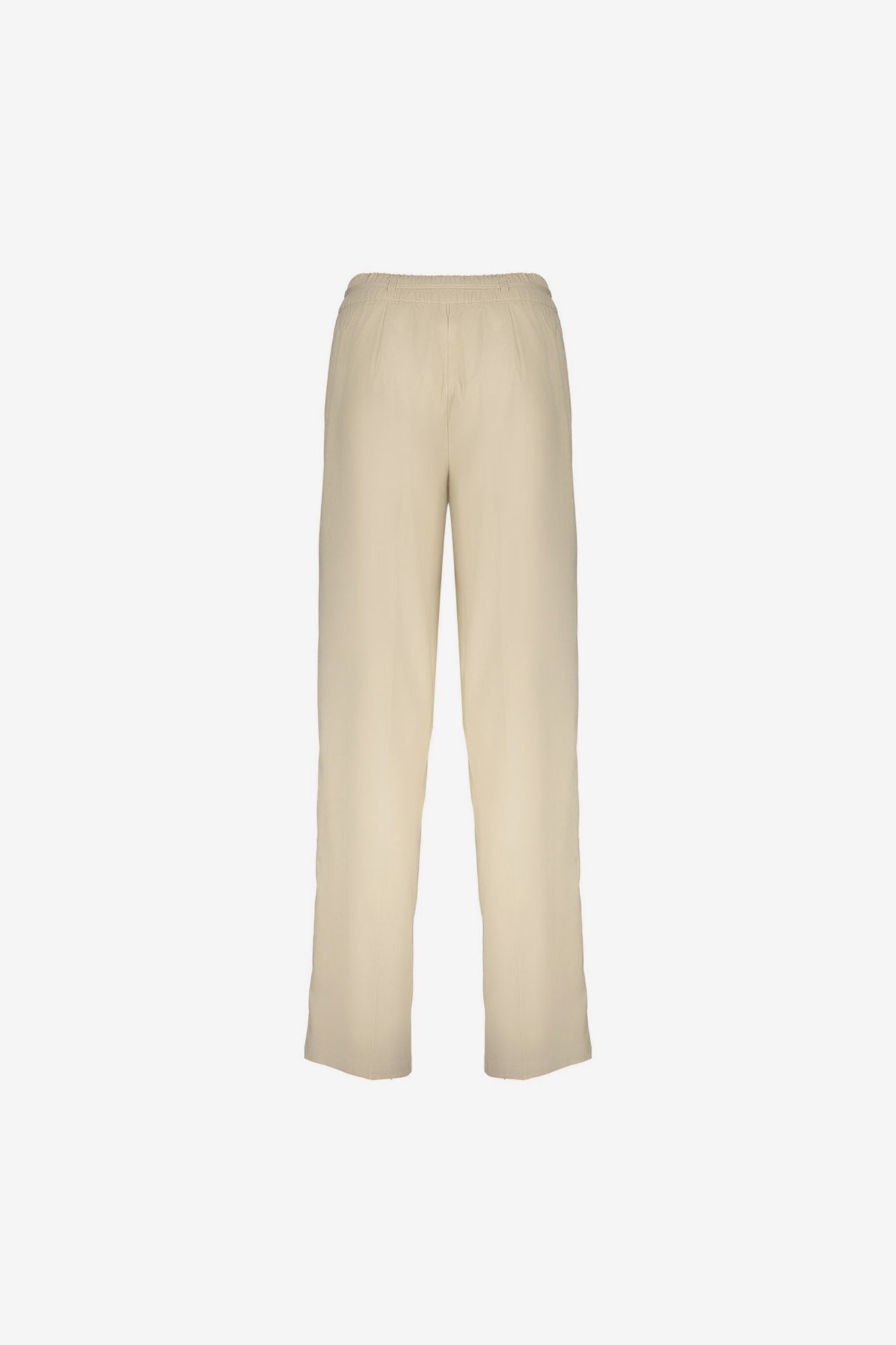 Geisha beige pantalon met strikkoord