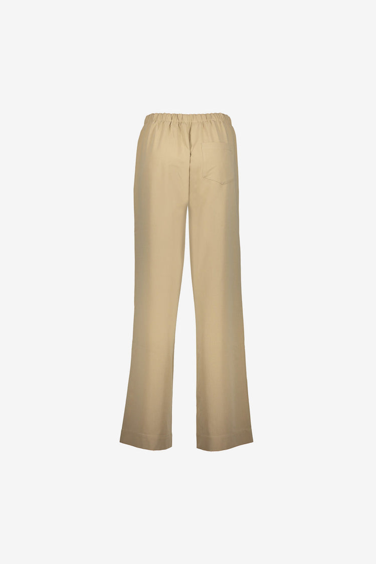 Geisha zandkleurige pantalon met drawstring