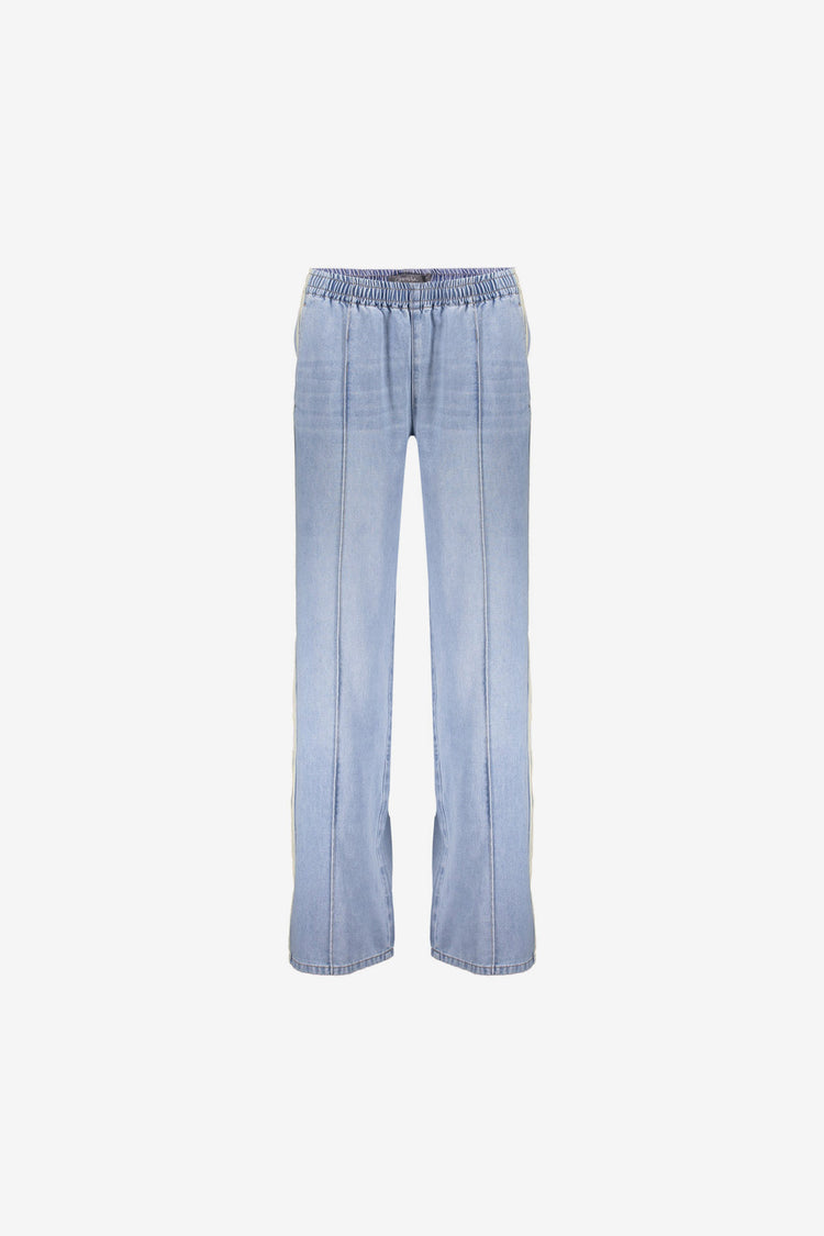 Geisha relaxed jeans met sportieve zijstrepen