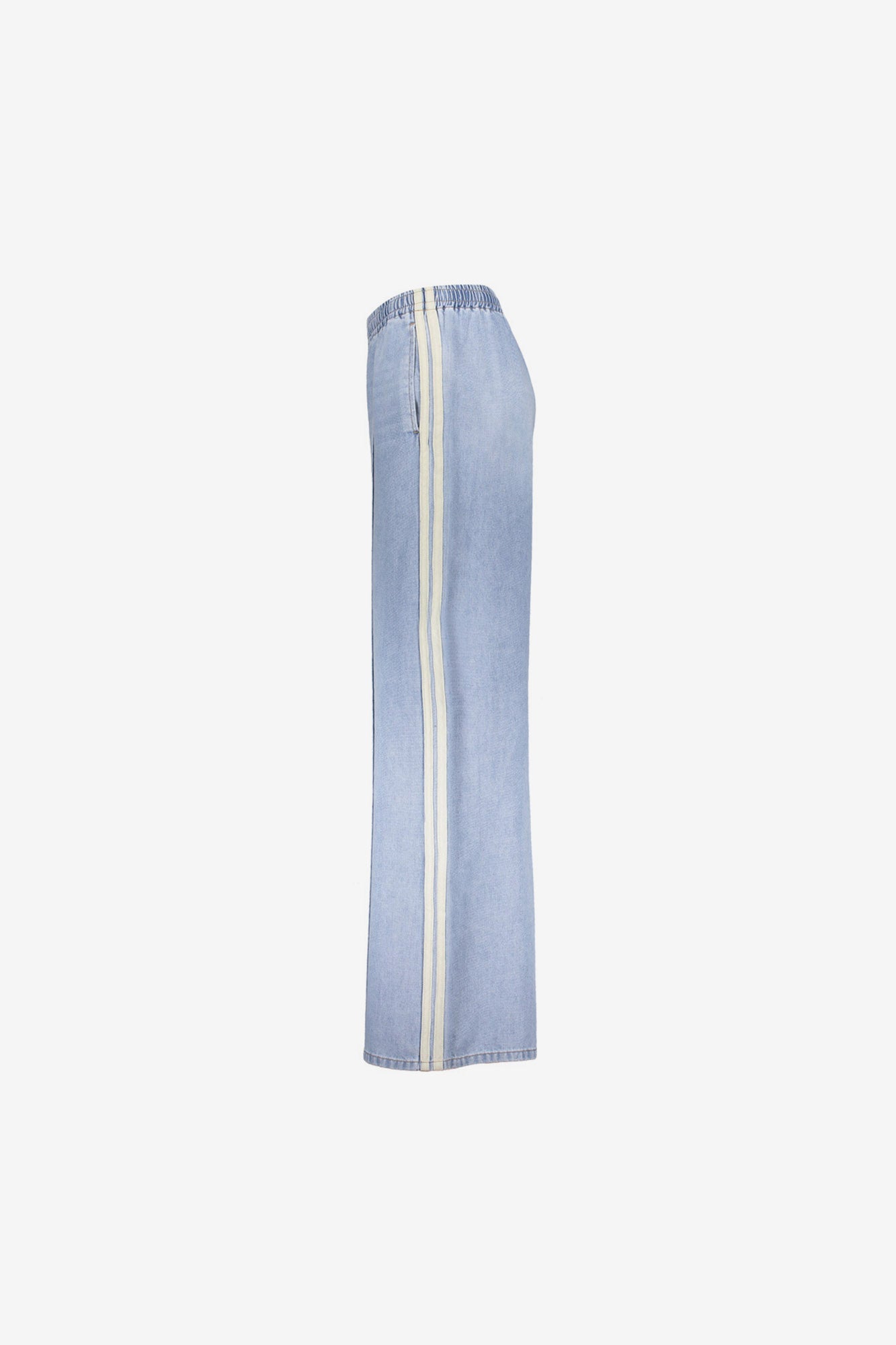 Geisha relaxed jeans met sportieve zijstrepen
