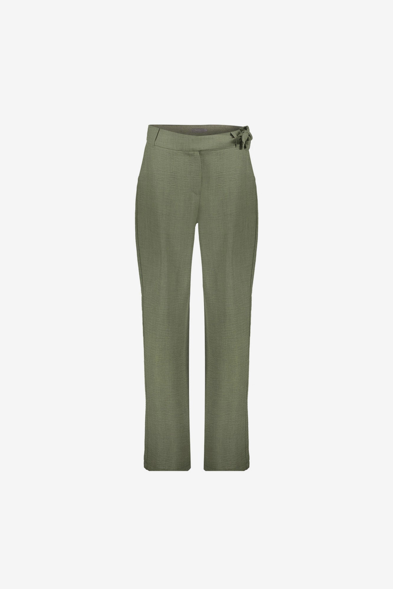 Geisha pantalon met linnenlook