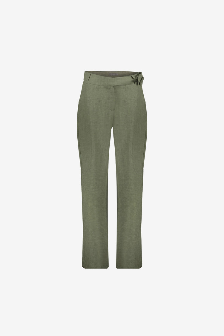 Geisha pantalon met linnenlook