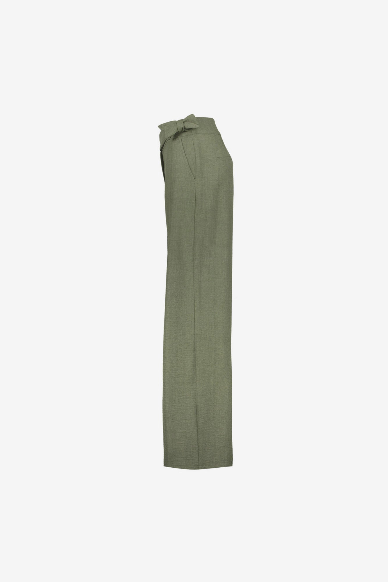 Geisha pantalon met linnenlook