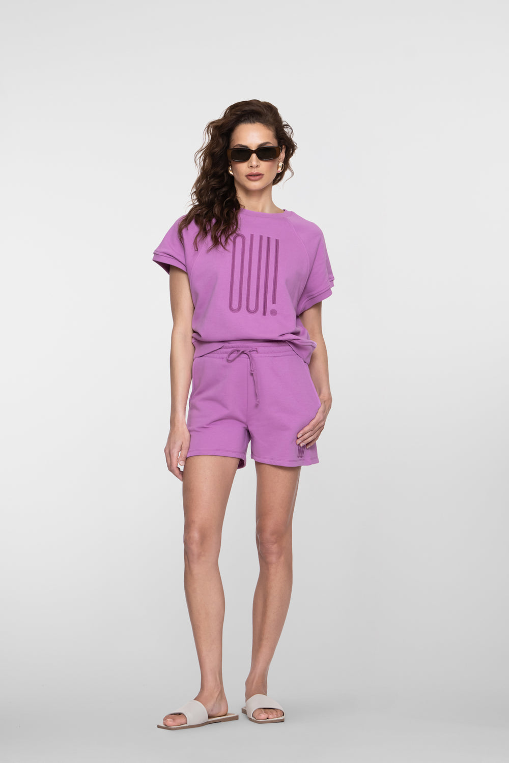 Geisha short sweat ''OUI''