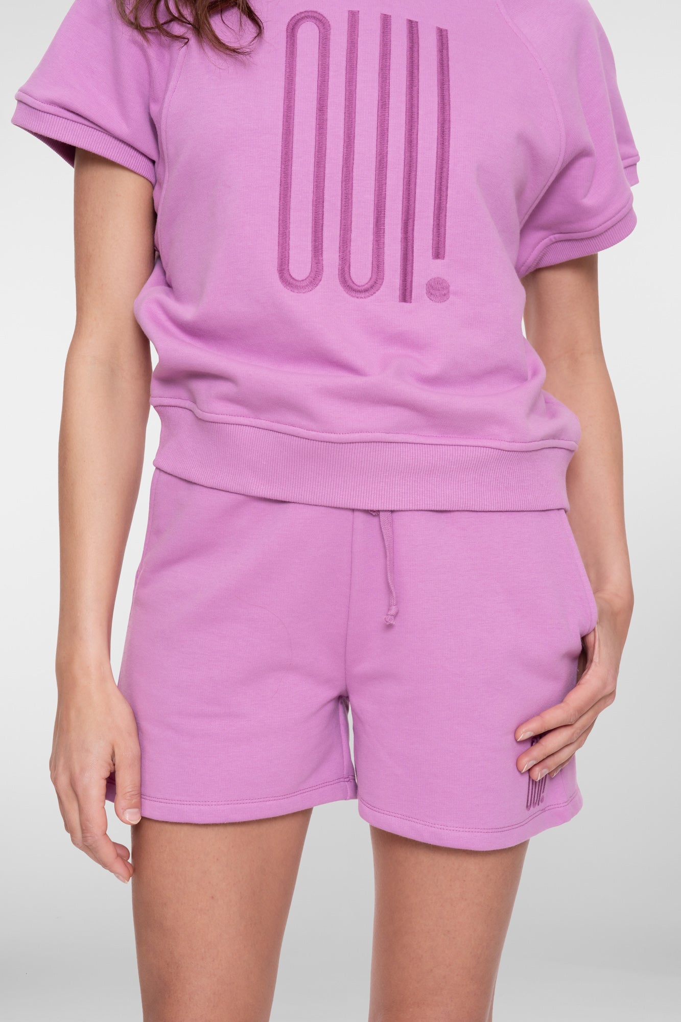 Geisha short sweat ''OUI''