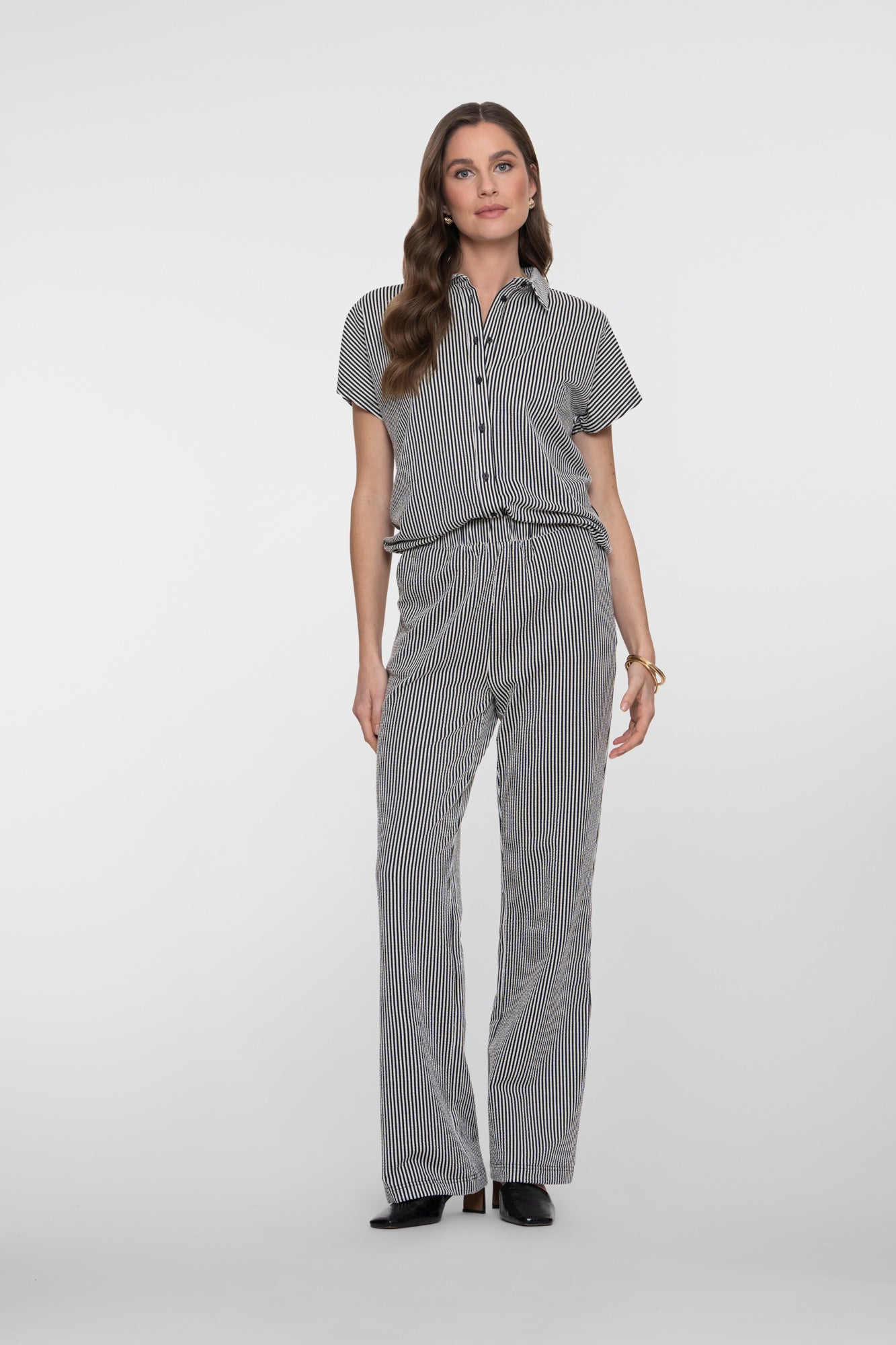 Geisha stripe co-ord pantalon