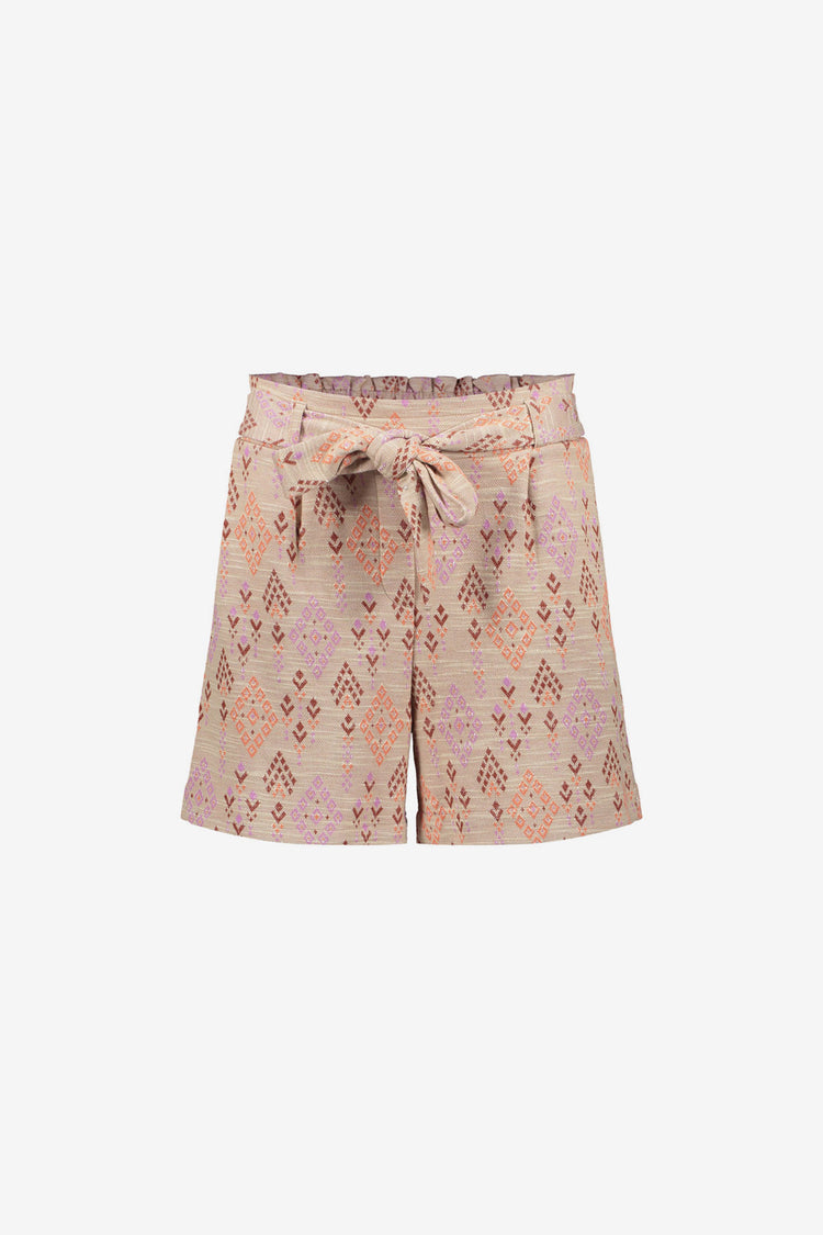 Geisha short met aztecprint