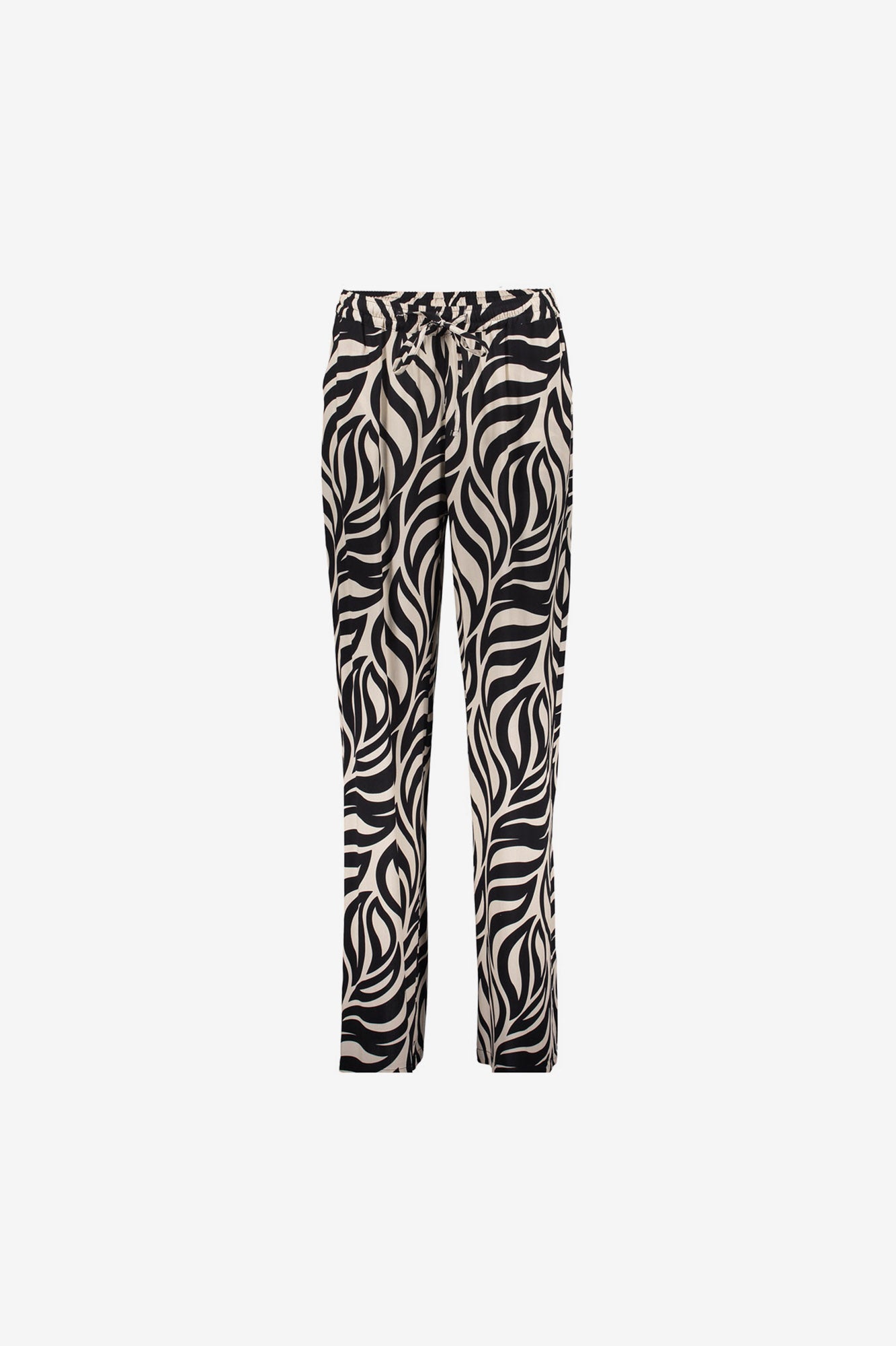 Geisha pantalon met swirldessin