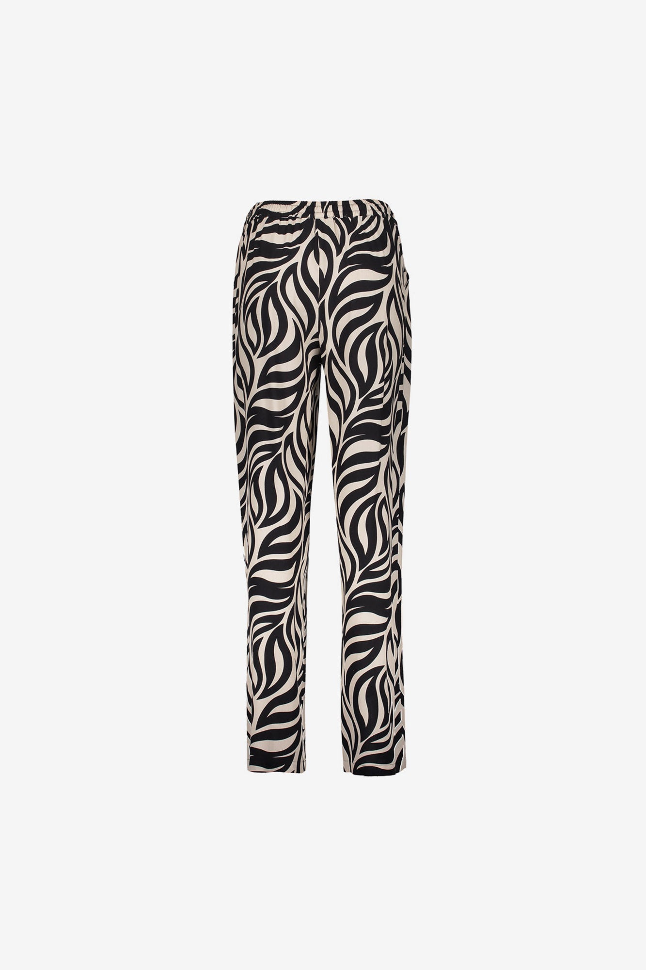 Geisha pantalon met swirldessin