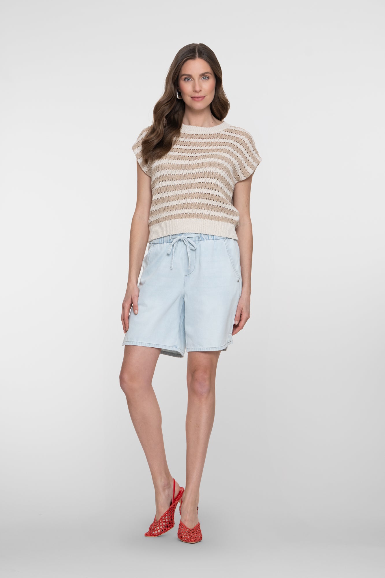 Geisha denim loose fit short