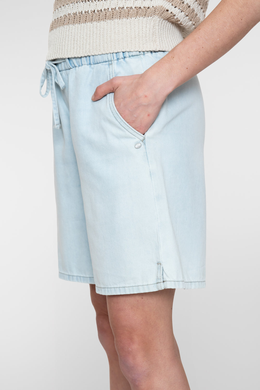 Geisha denim loose fit short