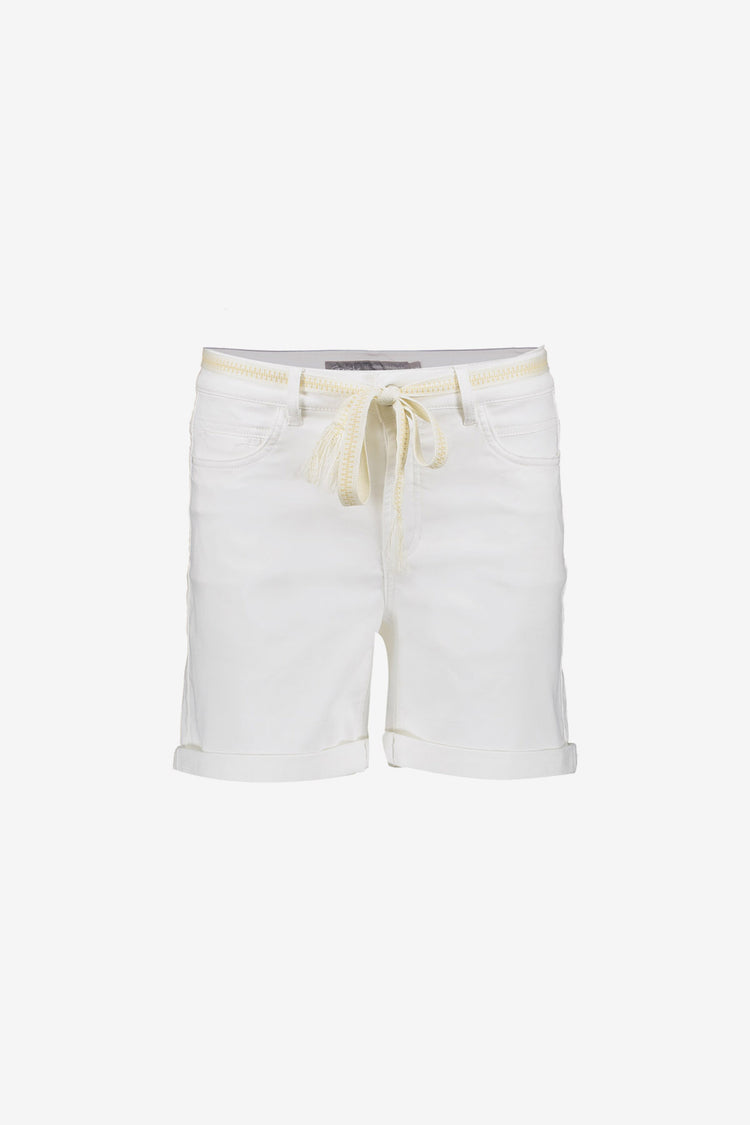 Geisha short met strikceintuur en zakken