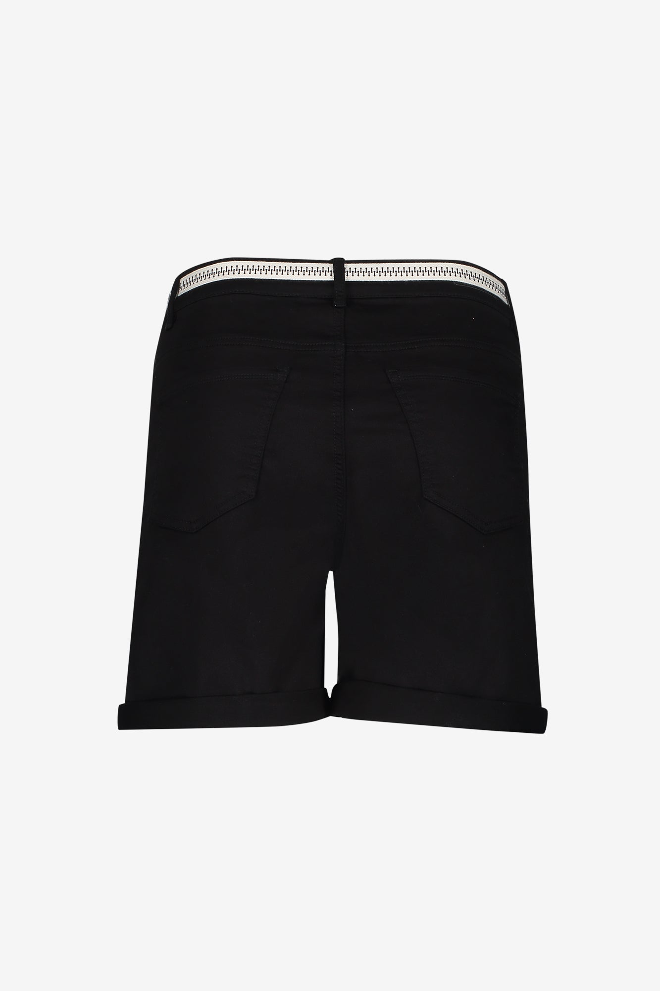Geisha short met strikceintuur en zakken