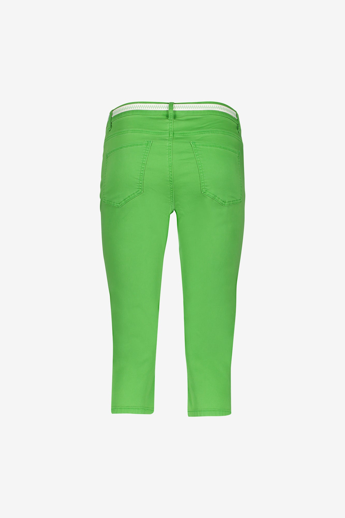 Geisha capri jeans met strikceintuur en comfortabele pasvorm