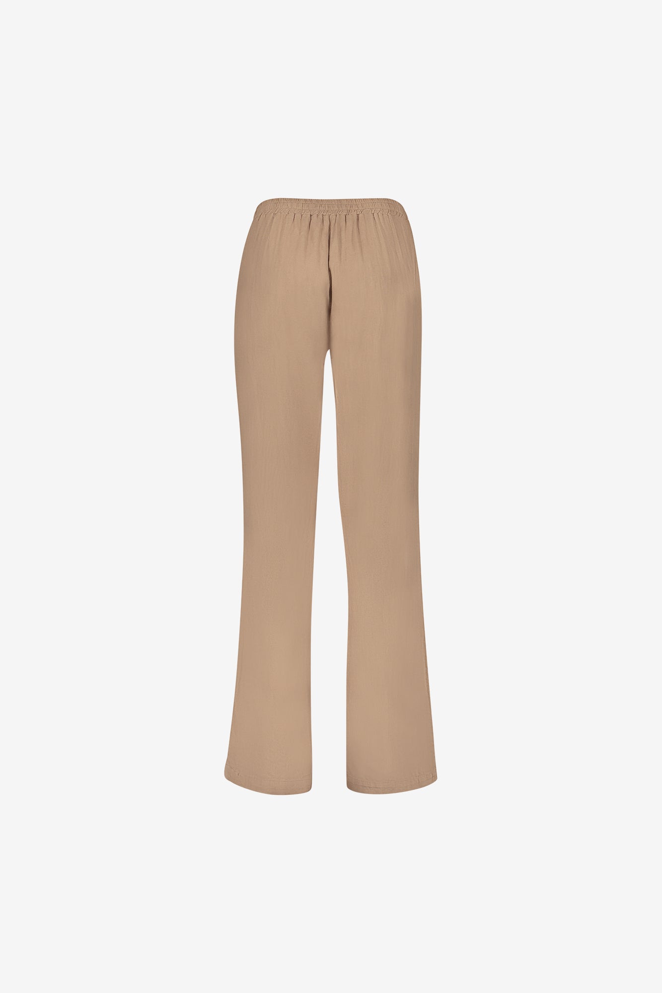 Geisha pantalon met linnenlook