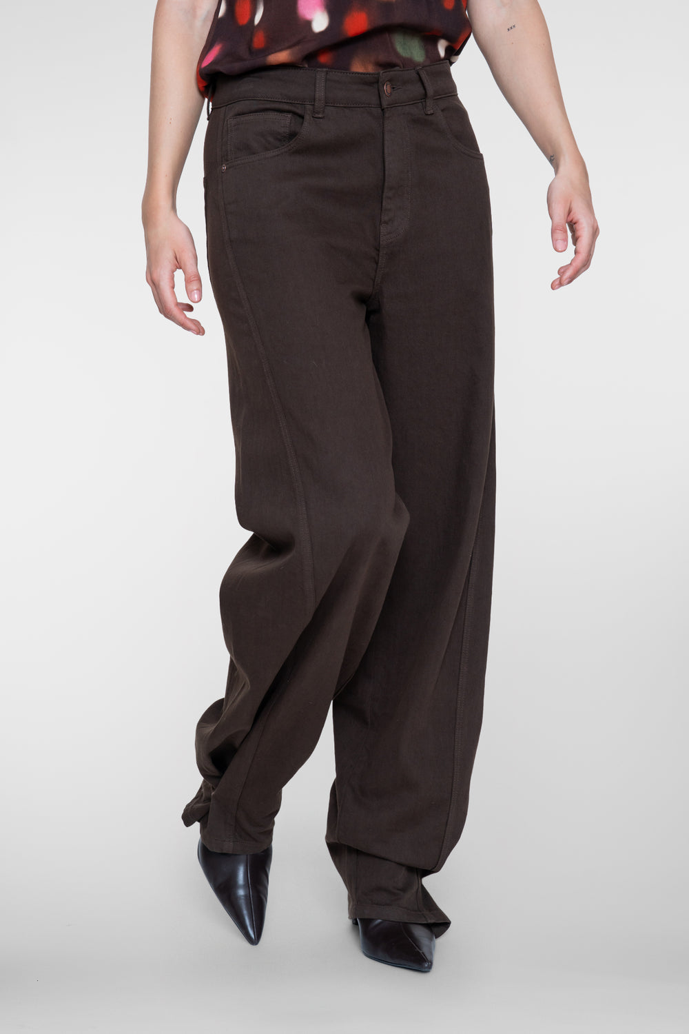 Geisha straight fit jeans met subtiel balloon detail