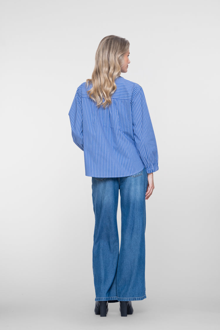 Geisha dames wide leg jeans met hoge taille