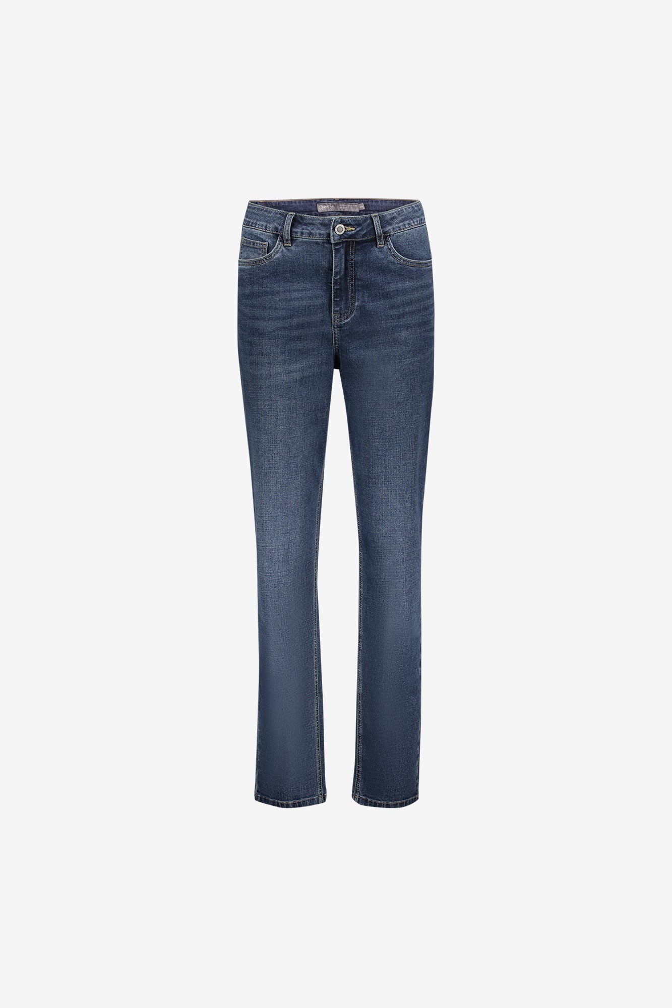 Geisha jeans met rechte pasvorm en hoge taille