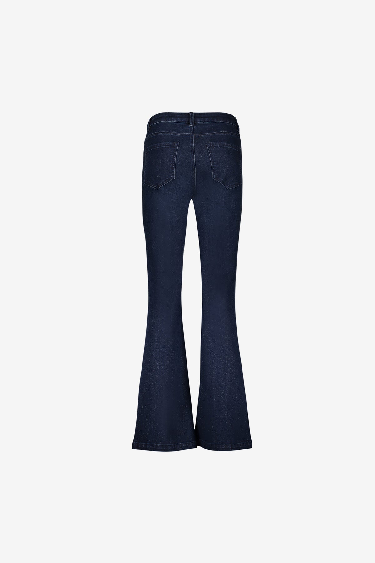 Geisha flared jeans met lurex