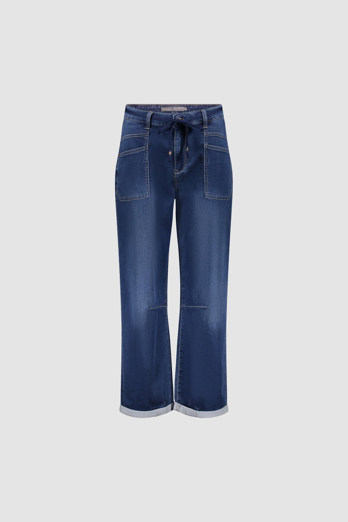 Geisha straight jeans met grote zakken