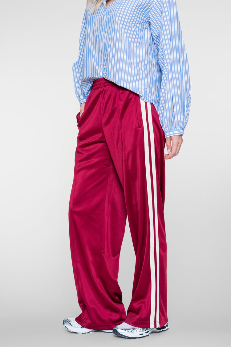 Geisha trackpant met contrasterende zijbies