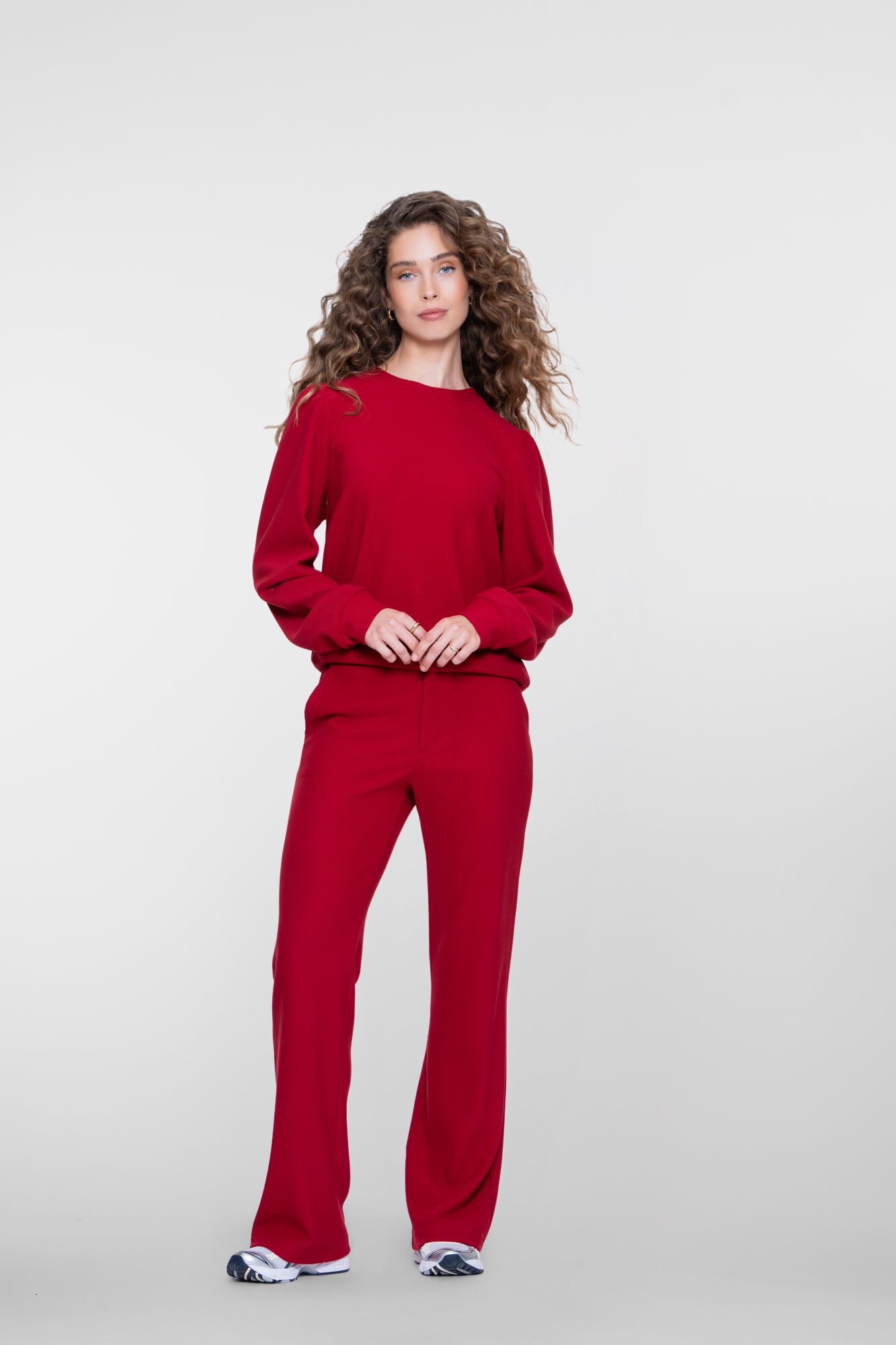 Geisha comfy broek met structuur