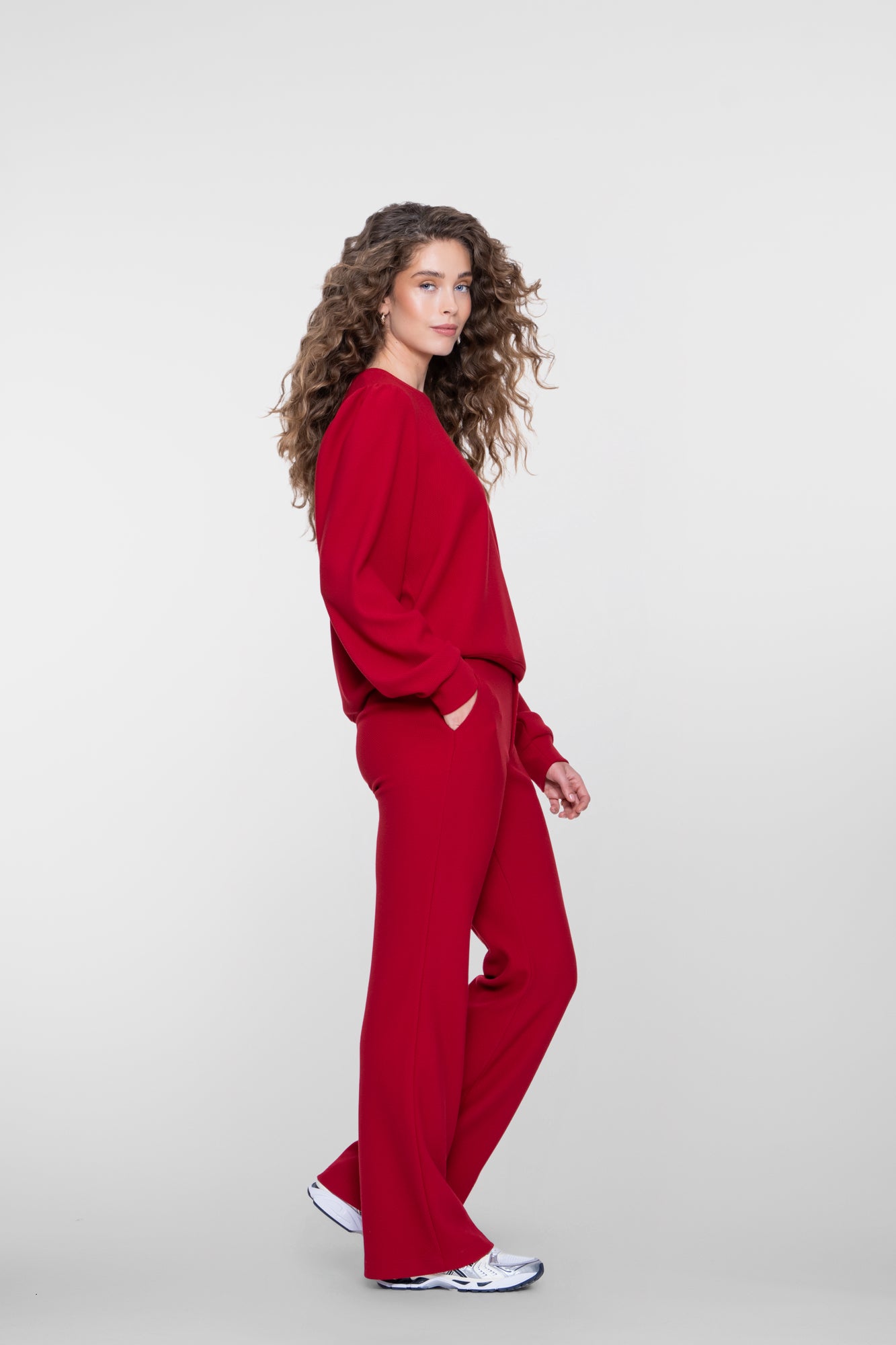 Geisha comfy broek met structuur