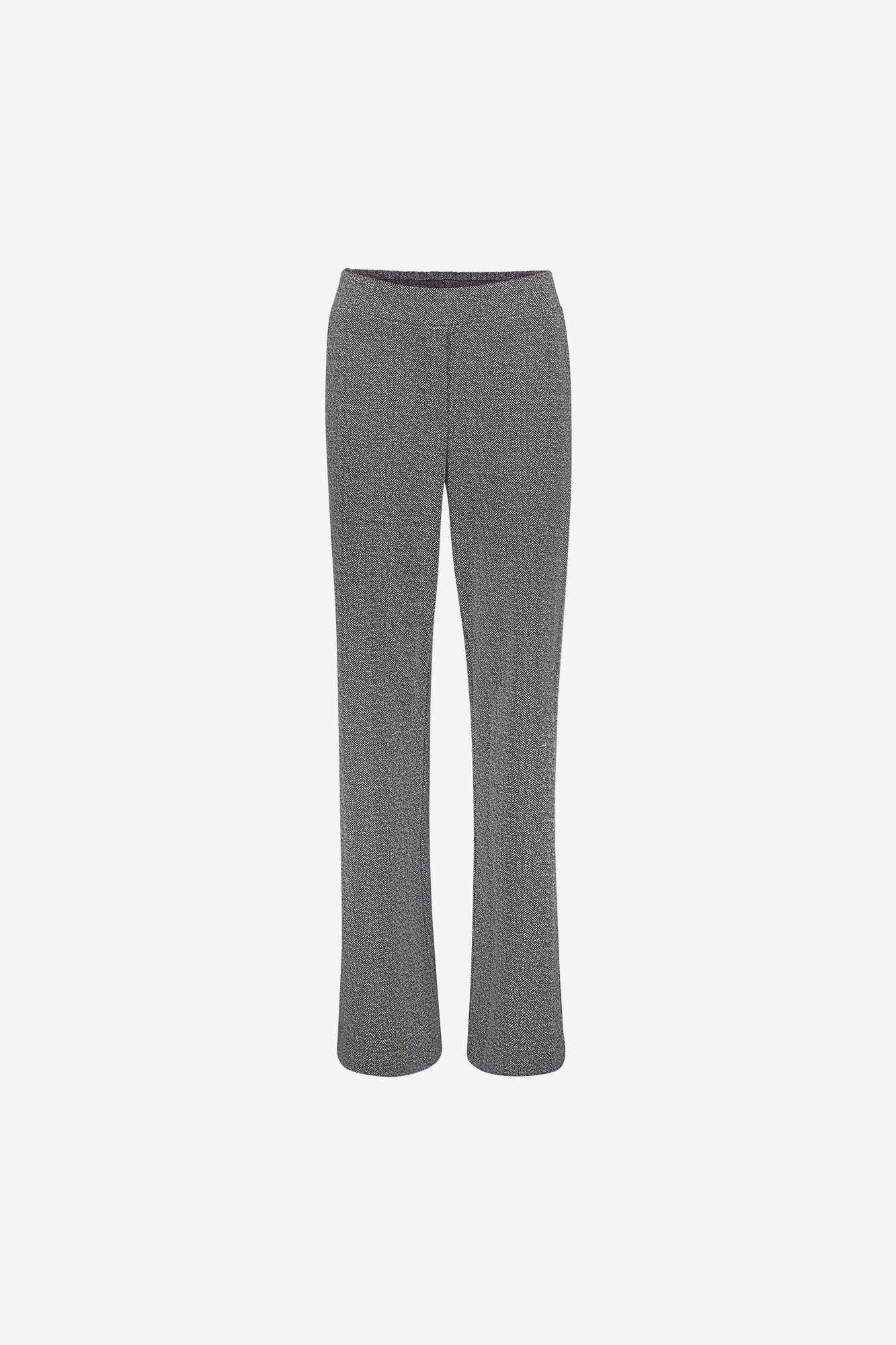 Geisha gemêleerde pantalon met elastische taille
