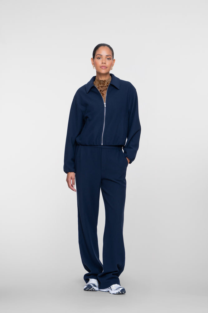 Geisha comfy pantalon met zijstreep
