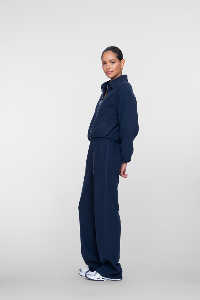 Geisha comfy pantalon met zijstreep