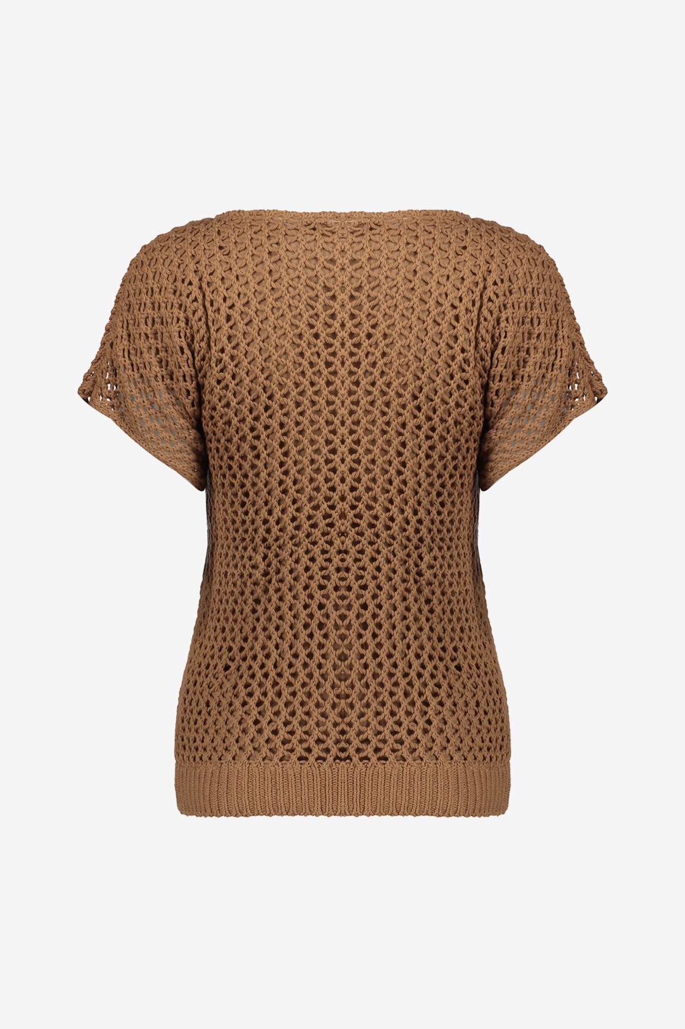 Geisha opengewerkt knit met korte mouwen