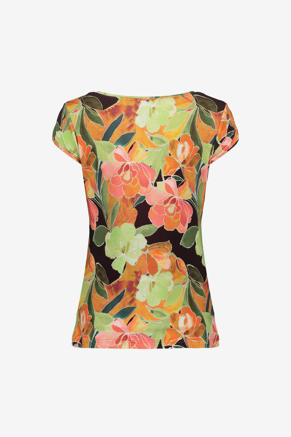 Geisha T-shirt met ronde hals en print