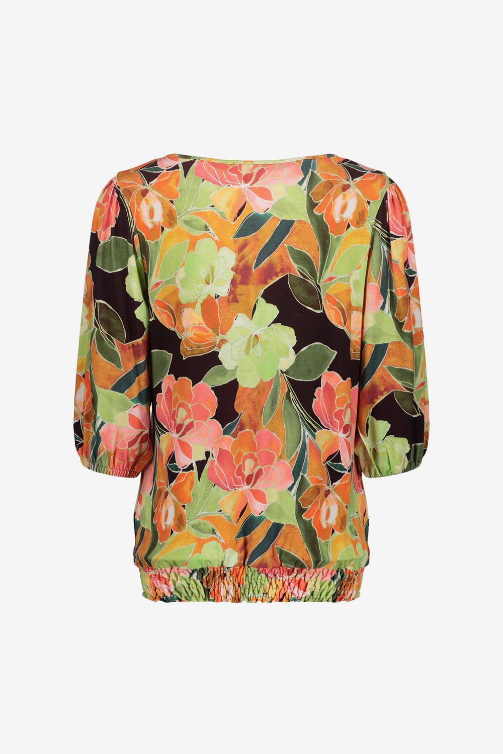 Geisha jersey T-shirt met smock